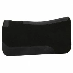 Weaver Leather Contoured Single Weave Felt Saddle Pad - Solid Black - 35-1677-S1 - Saddle Pads