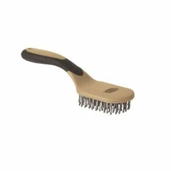 Weaver Leather Mane and Tail Brush Black/Beige 65-2057-BK - Horse Equipment